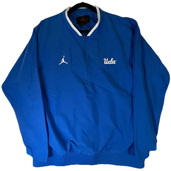 Jordan Other - Jordan UCLA Pullover Jacket Mens L Blue Half Zip Long Sleeve Jacket